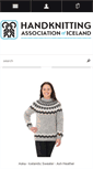 Mobile Screenshot of handknit.is