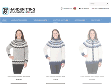 Tablet Screenshot of handknit.is